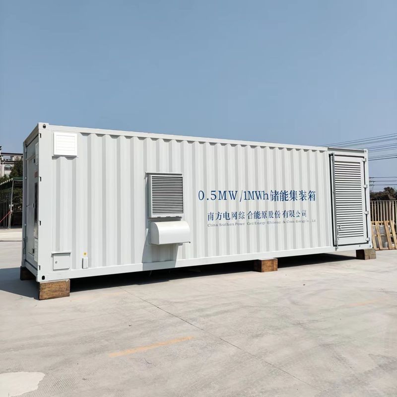 500KW 1mw εξωτερικό σύστημα αποθήκευσης μπαταριών λιθίου Ηλιακή αιολική ενέργεια Υβριδικός μετατροπέας