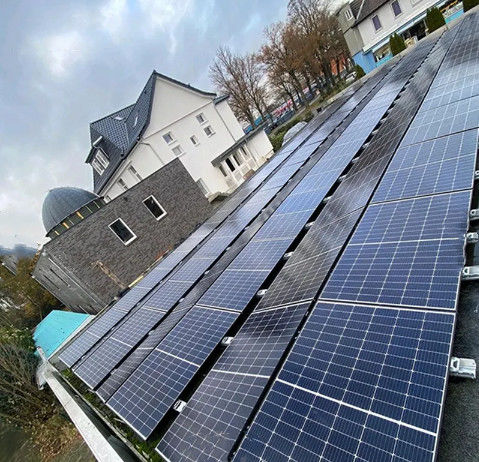 Υψηλής Απόδοσης 450W 500W 550W Ηλιακό Πίνακα Μονοκρυσταλλικές Ηλιακές Πίνακες Μισό Κελί Ηλιακό Πίνακα Κιτ Για Σπίτια