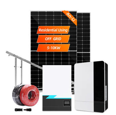 Συστήματα Ηλιακής Ενέργειας 3KW 5KW 10KW 20KW 30KW On Grid Off Grid Υβριδικό Ηλιακό Σύστημα για το Σπίτι