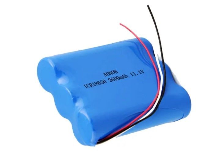 11.1V/12V 2600mAh 18650 μπαταρία λιθίου IEC62133 Βαταρία ρομπότ κενού ιατρικού εξοπλισμού