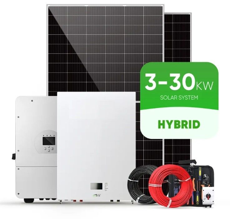 Συστήματα Ηλιακής Ενέργειας 3KW 5KW 10KW 20KW 30KW On Grid Off Grid Υβριδικό Ηλιακό Σύστημα για το Σπίτι
